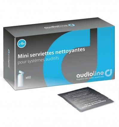 60 MINI SERVIETTES NETTOYANTES