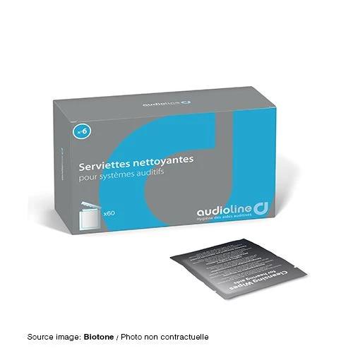 60 SERVIETTES NETTOYANTES